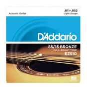 Set strun za akustično in elektroakustično kitaro D’Addario EZ910 folk