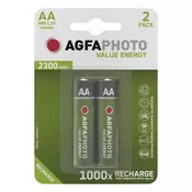 AGFAPHOTO AA punjiva baterija u obliku olovke, 2x2300 mAh