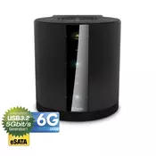FANTEC SQ-35U3E-6G RAID schwarz 4x3,5 SATA HDD USB3.0 eSATA