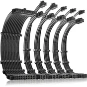 Podaljški kablov za napajanje ANTEC Sleeved Extension Cable Kit 3xPCIe 8-pin, črni
