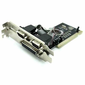 Newmb Technology PCI kartica sa 1x parallel DB25 portom i 2x serial RS232 porta | N-S9865-1P2S