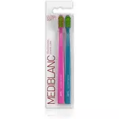 MEDIBLANC 5490 Ultra Soft zobna ščetka Pink, Blue 2 kos