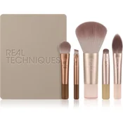 Real Techniques New Nudes On The Glow Mini Brush Kit set čopičev za pot 6 kos