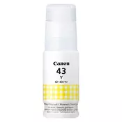 Canon original ink GI-43 Y, 4689C001, yellow, 3700str., výpredaj, cena platná do vypredania zásob, -