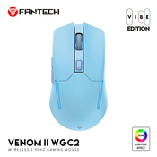 Miška WGC2 Venom II, Wireless, Fantech, modra