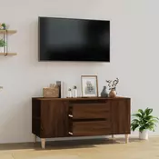Vidaxl vidaXL TV omarica rjav hrast 102x44,5x50 cm