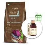 Fitmin Purity Adult Rice Fish & Venison 12 kg + Fitmin Purity Olje iz lososa BREZPLAČNO