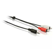 *3,0 m stereo Y kabel (3,5 mm M - 2 RCA M)