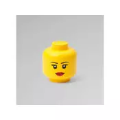 LEGO glava za shranjevanje (mini) - deklica