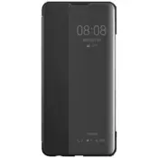 HUAWEI originalna preklopna torbica z okenčkom Smart View za Huawei P30, črna