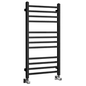 METRO kopalniški radiator 450x890 mm, črna mat - Črna mat barva - 450x890 mm - Sapho - METRO - 24 - Jeklo - Oblika H - Oblika H - 450 - 890 - 2.7 - 14