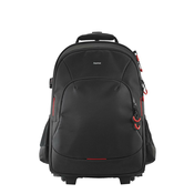 HAMA Ohio kolica za fotoaparat, 200, stabilna torba za fotografije za rucnu prtljagu, crna/crvena