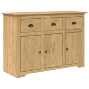 Vidaxl Strani šal BODO Medeno rjava 115,5 x 44 x 80 cm Konstruiran les