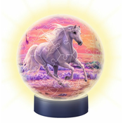 Ravensburger - Puzzle Puzzleball Horse on beach 3D LED kosov