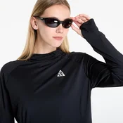 Majice Nike ACG Womens UV-Resistant Hooded Trail Running Mid-Layer Top Black/ Black/ Summit White S
