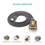 1 to 3 Ugreen Usb Na Db9 Rs-232 Kabel 2M Za Naprave Com Priključek Prenos Podatkov