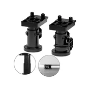 IKEA METOD Črne noge z nastavljivo višino, 8 cm IKEA x1