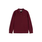 TOMMY HILFIGER Majica Essential temno rdeča