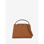 Karl Lagerfeld Ročna torbica Karl Lagerfeld Sac a poignée supérieure K/Signature Tan Foncé rjava