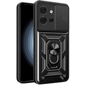 GS Oklepni ovitek za Motorola Edge 50 Neo / Motorola ThinkPhone 25, CamShield Slide, črn