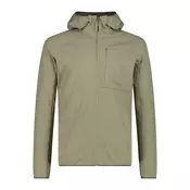 CMP MAN JACKET FIX HOOD, moška pohodna jopa, zelena 36G5527