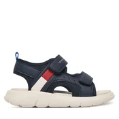 TOMMY HILFIGER Odprti čevlji QUEST  marine / rdeča / bela