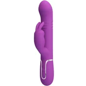 PRETTY LOVE PRETTY LOVE - COALE 4 V 1 VEČFUNKCIONALNI VIBRATOR ZAJEC VIJOLIČEN, (22071343)