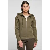 Womens Classic Olive Zipper Hoodie