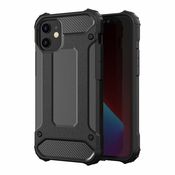 FORCELL Hybrid Armor iPhone 13, črn