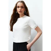 Trendyol Milla Ženska majica TWOSS24TS00070, Bela
