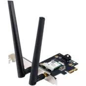 ASUS PCE-AX1800 Dual-Band WiFi 6 (802.11ax), Bluetooth 5.2, WPA3 network security, OFDMA and MU-MIMO, PCIe adapter - 90IG07A0-MO0B00