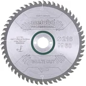 List cirkulara za aluminijum 216 x 2,4 x 30 mm, 60 zuba Metabo