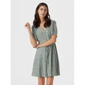 VERO MODA Dolga srajca VMAlba  pastelno zelena / bela