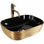 Umivalnik na podstavku Rea Belinda BLACK GOLD BRUSH