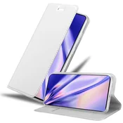 Cadorabo CADORABO Samsung Galaxy A91/S10 LITE/M80s v klasično srebrno - Zaščitni ovitek z magnetnim zapiranjem, stoječo funkcijo in režo za kartice, (20563989)