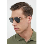 DOLCE & GABBANA Ženske suncane naocare 0DG2303 02/87 61, Polarizovane, Crno- zlatne boje