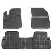 Rubber car mats Citroen DS7 Crossback 2018- (with tunnel)