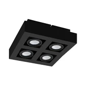 Eglo 31065 - LED točkovna svetilka MENDOZA 4xLED/4,7W/230V 3000K črna