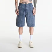 Kratke hlače Daily Paper Washed Monogram Woven Shorts Blue Wing Teal S