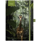 Blok notes z elastiko animals giraffe b5 tp črt 96l
