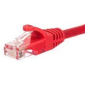Patchcord RJ45, lita prevleka, kat. 5e UTP, 1 m rdeča