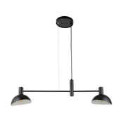 Luster na sajli ARTIS 2xE14/40W/230V crna
