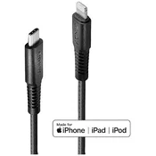 LINDY LINDY USB kabel USB 2.0 Apple Lightning vtič \, USB-C® vtič 3.00 m črna 31288, (20417134)