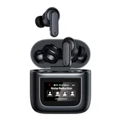 SonicWave Platinum - Premium Bluetooth slušalke ANC + ENC z HD zvokom, mikrofonom in zaslonom s številnimi funkcijami