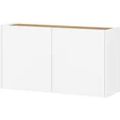Bela stenska omarica v hrastovem dekorju 93x52x29 cm Libbiano – Germania