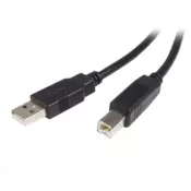 StarTech.com 2.0m USB 2.0 A-B USB kabel 2 m USB A USB B Crno
