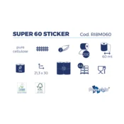 Paperblu SUPER 60 Ubrus 2sl 14cm 60m (12 rolni)