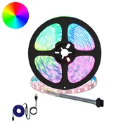 LED traka 12 pcs Crna i prozirna 4700 mm Bakar i plastika
