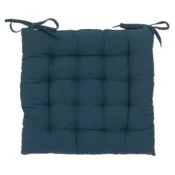 Jastuk za stolicu 38x38cm sa vrpcama plavi Atmosphera