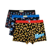 Cropp - Komplet 3 boksaric s potiskom Sonic The Hedgehog - črna